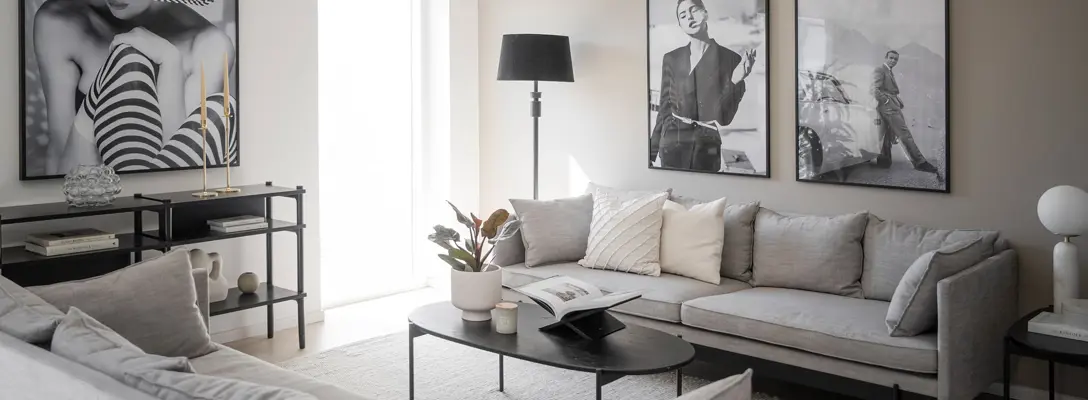 Shelton soffa Skye soffbord.