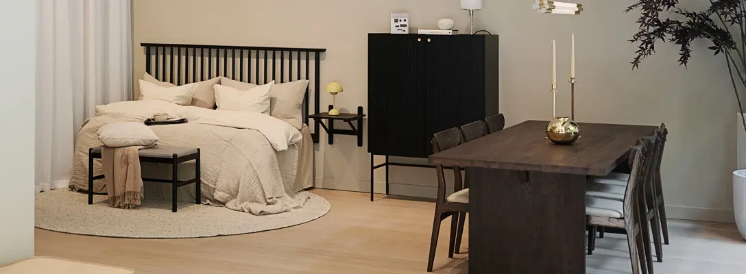 Showroom Stockholm Emmett matbord.